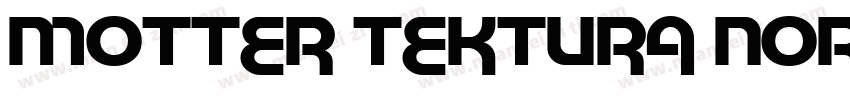 MOTTER TEKTURA NORMA字体转换